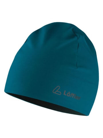 Löffler Beanie "Mono" in Türkis