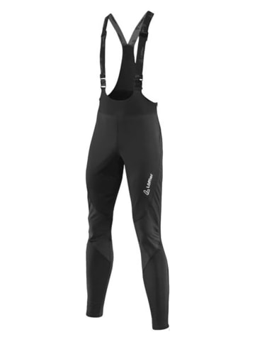 Löffler Fahrradleggings "Warm-Up" in Schwarz