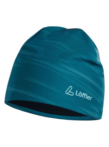 Löffler Beanie "Snowfall" in Türkis