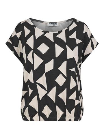 Sublevel Shirt in Schwarz/ Weiß