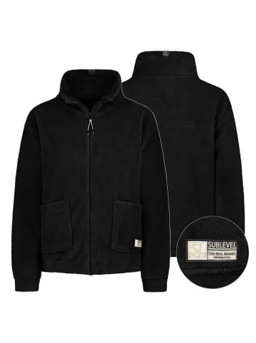 Sublevel Fleece vest zwart