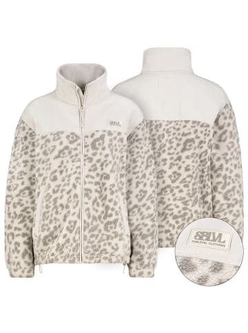Sublevel Fleecejacke in Creme/ Grau