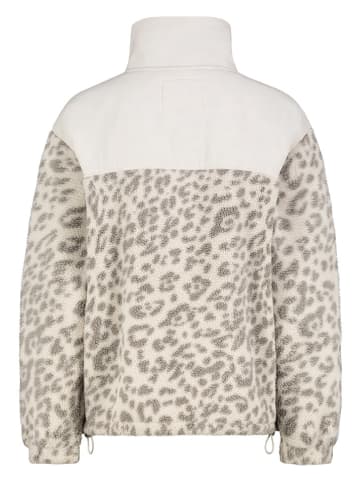 Sublevel Fleecejacke in Creme/ Grau
