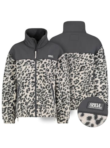 Sublevel Fleece vest antraciet/wit