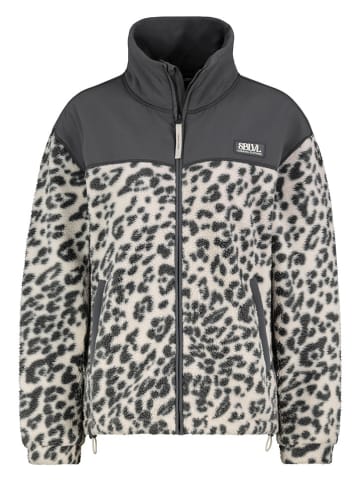 Sublevel Fleece vest antraciet/wit