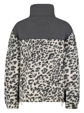 Sublevel Fleece vest antraciet/wit