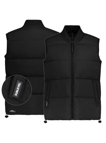 Sublevel Doorgestikte bodywarmer zwart