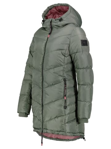 Sublevel Doorgestikte mantel groen