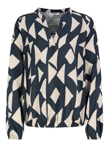 Sublevel Blouse donkerblauw/wit