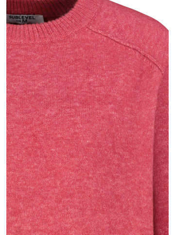 Sublevel Sweter w kolorze różowym