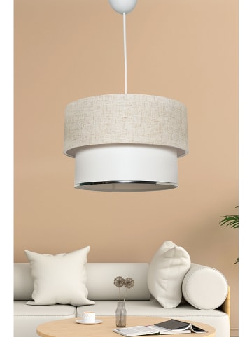 Opviq Hanglamp beige/wit - (H)65 x Ø 30 cm