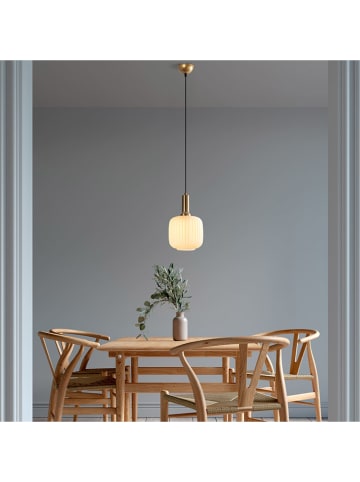 Opviq Hanglamp "Asker" wit/goudkleurig - (H)118 x Ø 20 cm