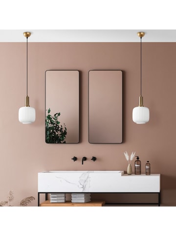 Opviq Hängeleuchte "Asker" in Weiß/ Gold - (H)118 x Ø 20 cm 