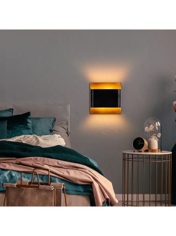 Opviq Lampa ścienna "Bera" w kolorze złoto-czarnym - 25 x 25 cm