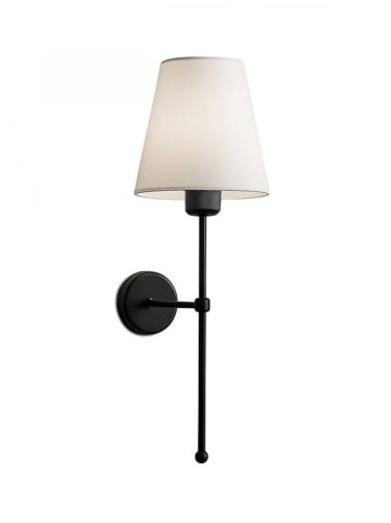 Opviq Wandlamp crème/zwart - (H)50 x Ø 13 cm
