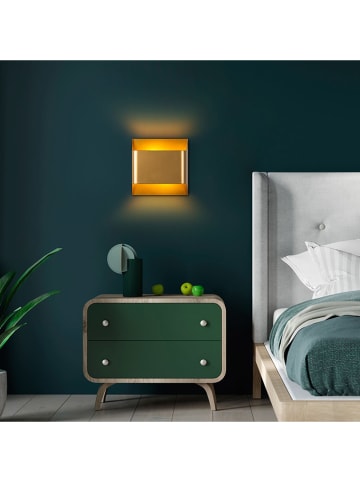 Opviq Wandlamp "Bera" goudkleurig - (B)25 x (H)25 cm