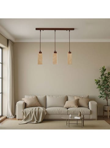 Opviq Hanglamp "Mule" beige/bruin - (B)60 x (H)154 cm