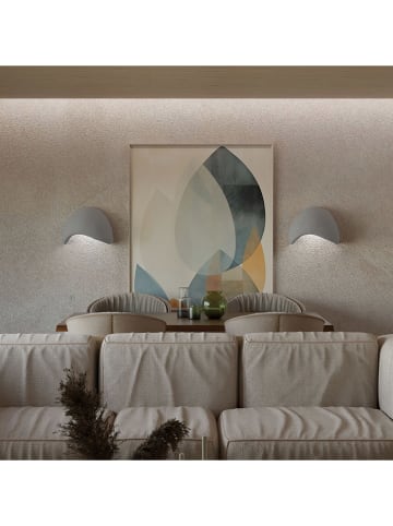 Opviq Lampy ścienne (2 szt.) w kolorze jasnoszarym - 35 x 24 cm