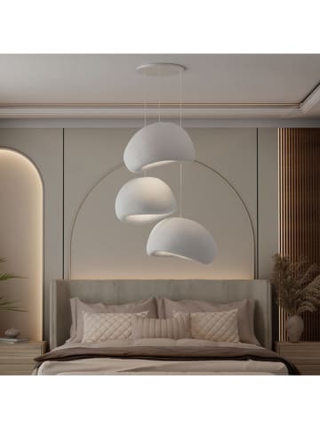 Opviq Hängeleuchte in Weiß - (B)80 x (H)120 cm