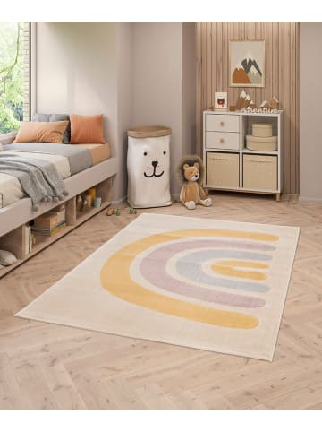bobochic Kurzflor-Teppich "Alaina" in Beige