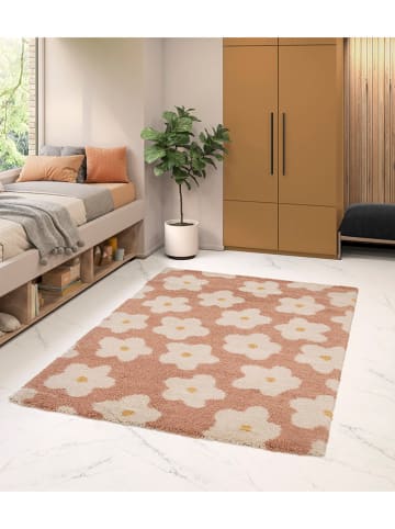 bobochic Hochflor-Teppich "Suzy" in Rosa
