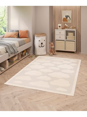 bobochic Kurzflor-Teppich "Mapa" in Beige