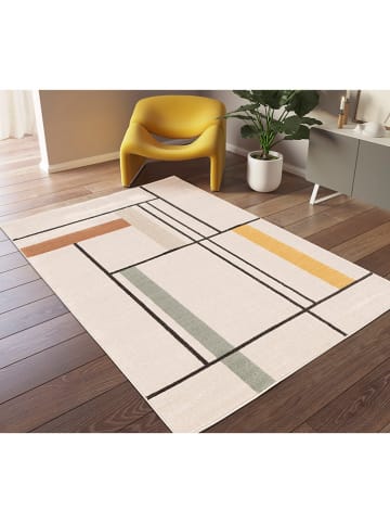 bobochic Kurflor-Teppich "Emilien" in Creme