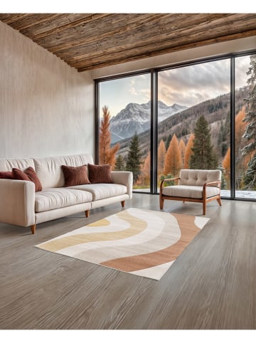 bobochic Kurzflor-Teppich "Nova" in Beige