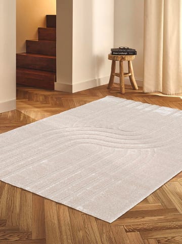 bobochic Kurzflor-Teppich "Georges" in Creme