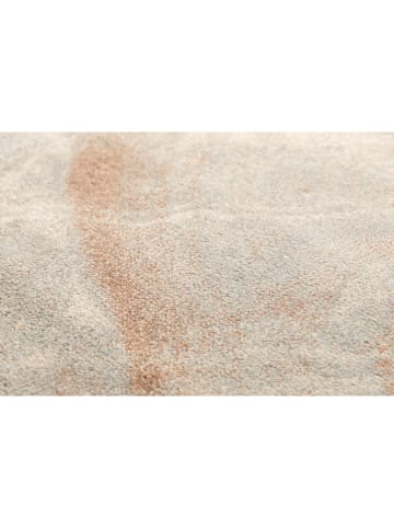 bobochic Kurzflor-Teppich "Riviere" in Blau/ Beige