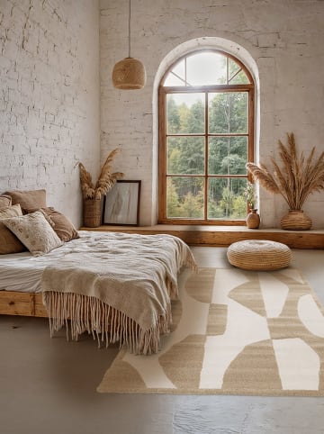 bobochic Kurzflor-Teppich "Elior" in Braun