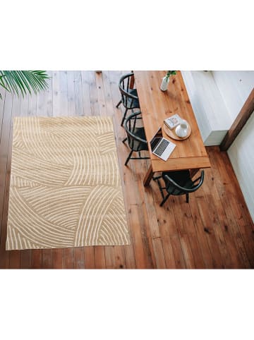 bobochic Kurzflor-Teppich "Stan" in Braun