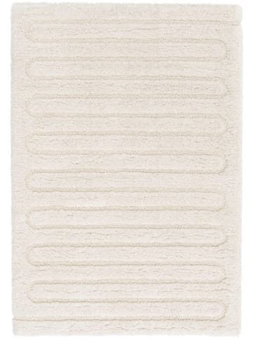 bobochic Hochflor-Teppich "Cyrello" in Creme