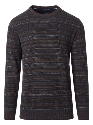 CASAMODA Pullover in Braun/ Schwarz