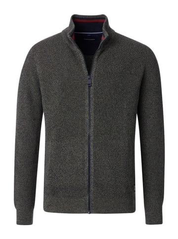 CASAMODA Cardigan in Khaki/ Anthrazit