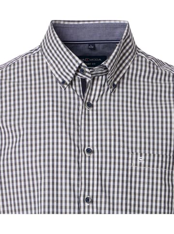 CASAMODA Blouse antraciet/beige