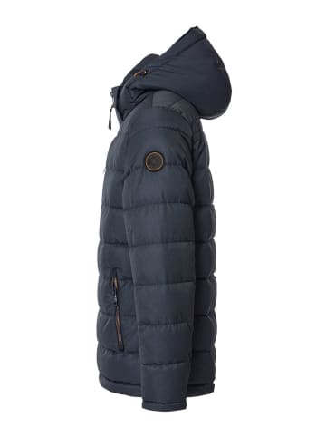 CASAMODA Doorgestikte jas donkerblauw