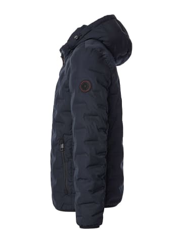 CASAMODA Doorgestikte jas donkerblauw