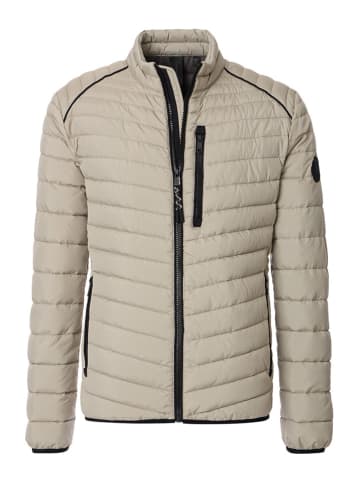 CASAMODA Doorgestikte jas beige