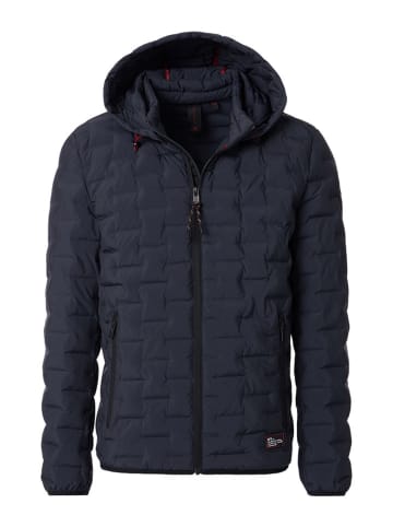 CASAMODA Doorgestikte jas donkerblauw