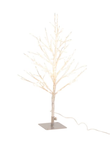 J Line LED-Dekoobjekt in Silber - (B)34 x (H)59 x (T)30 cm