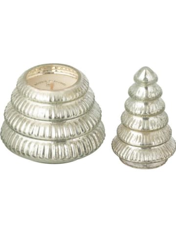 J Line Duftkerze in Silber - 630 g