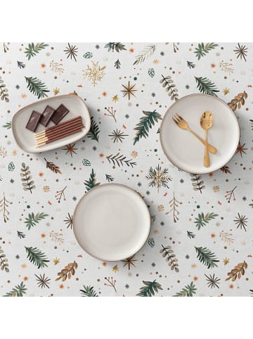 GAMUSI Obrus "Elfie" w kolorze biało-zielono-złotym