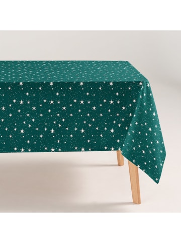 GAMUSI Obrus "Nighty" w kolorze zielono-białym