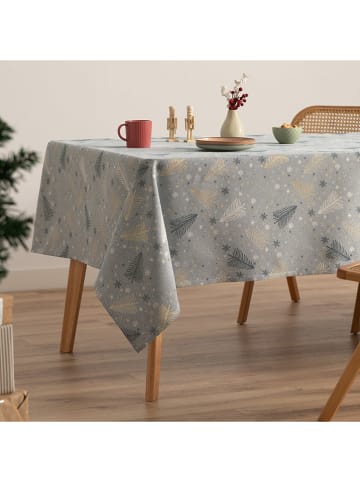 GAMUSI Tafellaken "Christree" blauw/goudkleurig