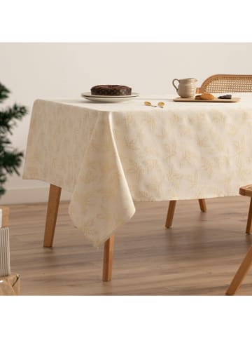 GAMUSI Obrus "Holly" w kolorze kremowo-złotym