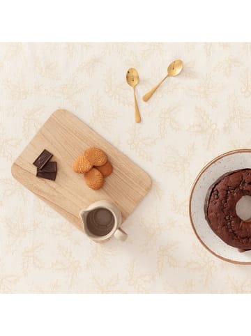 GAMUSI Tafellaken "Holly" crème/goudkleurig