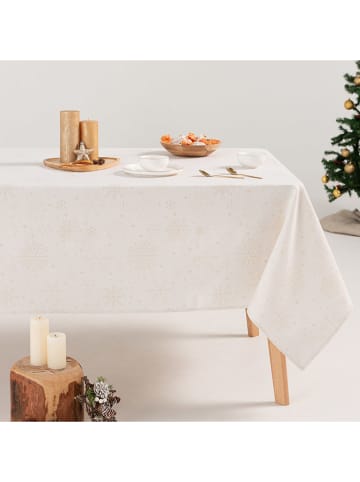 GAMUSI Obrus "Sparkle" w kolorze biało-złotym