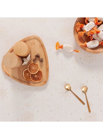 GAMUSI Obrus "Sparkle" w kolorze biało-złotym