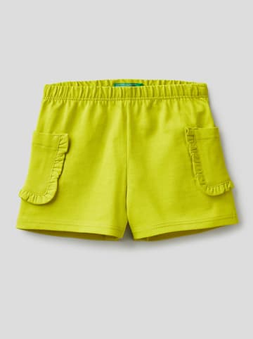 Benetton Szorty w kolorze żółtym